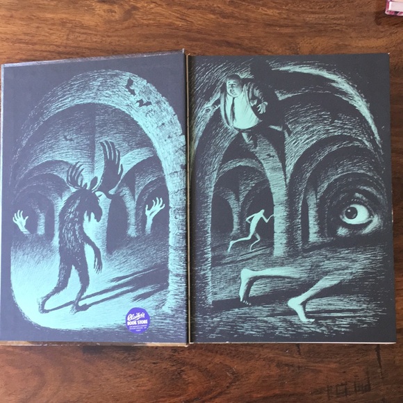 3 Scary Ghost Books Edgar Allan Poe Alfred Hitchcock Shirley Jackson Halloween - Picture 8 of 16
